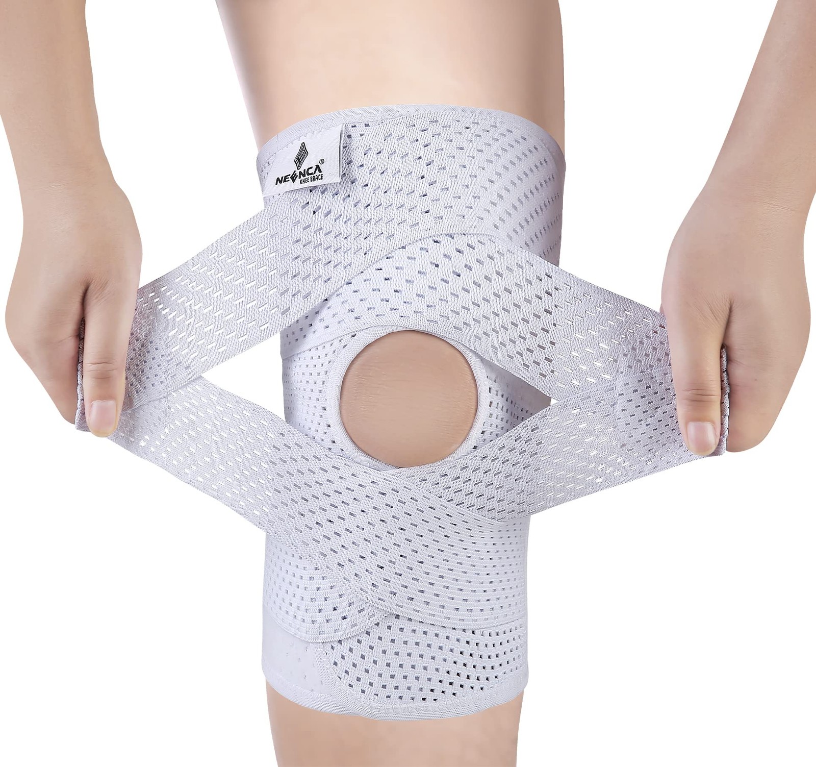 NEENCA Knee Brace for Knee Pain, Compression Knee Support, Air Mesh Fabric