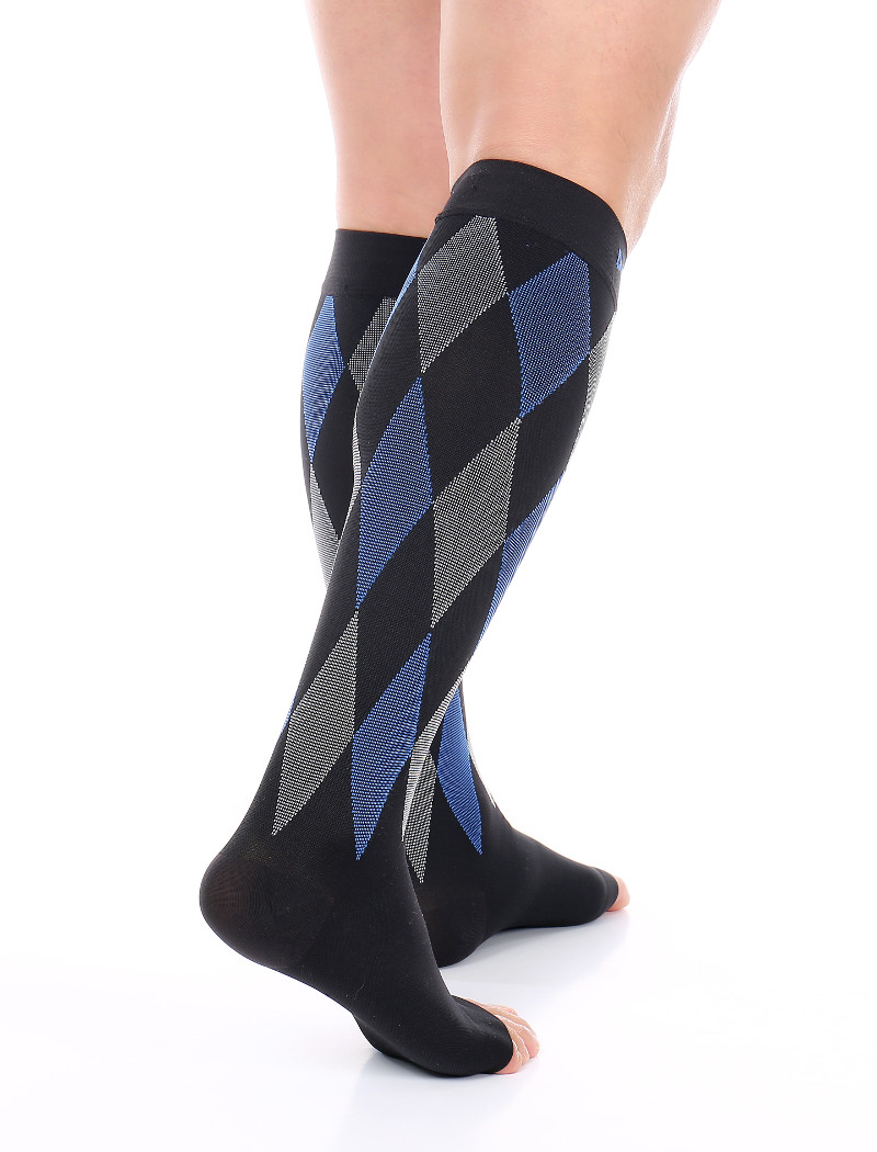 Compression Stockings Open Toe Doc Miller 3040 mmHg Sleeves For Varicose Pain