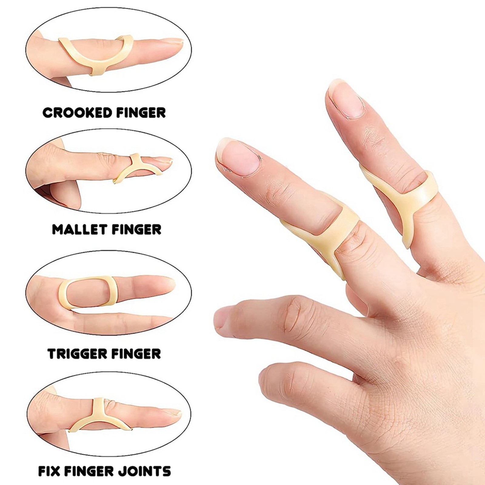 20 PCS Trigger Finger Splint, Support and for Arthritis, Finger1776