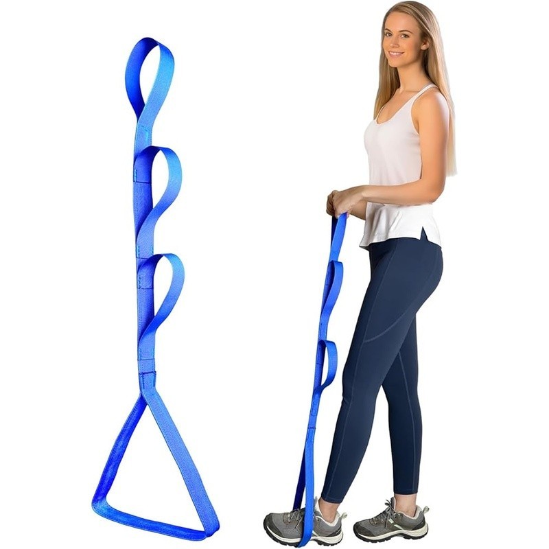 Multi-Loop Handle Leg Lifter 42 Inch Durable Strap Mobility Aid Recovery New