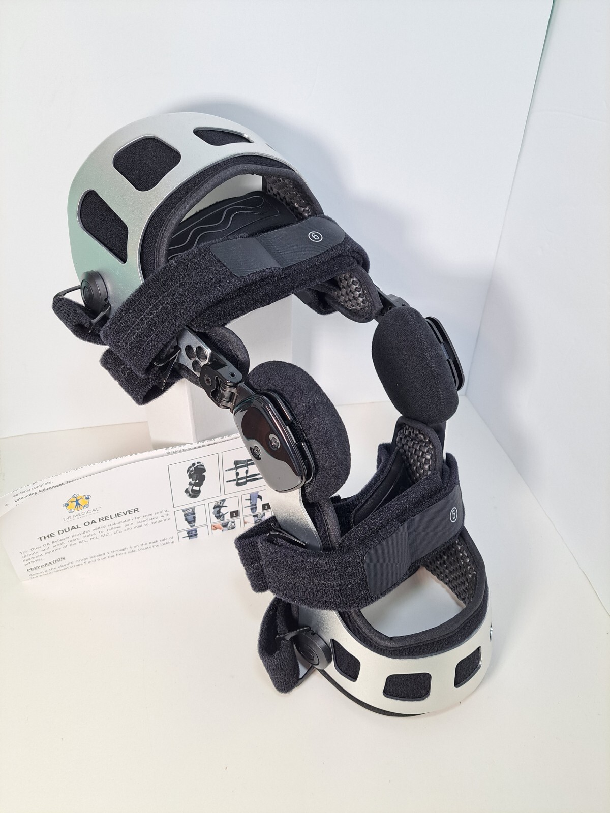 Dr Medical The Dual OA Reliever Knee Brace Size Large Right Knee KB0104-147R-03