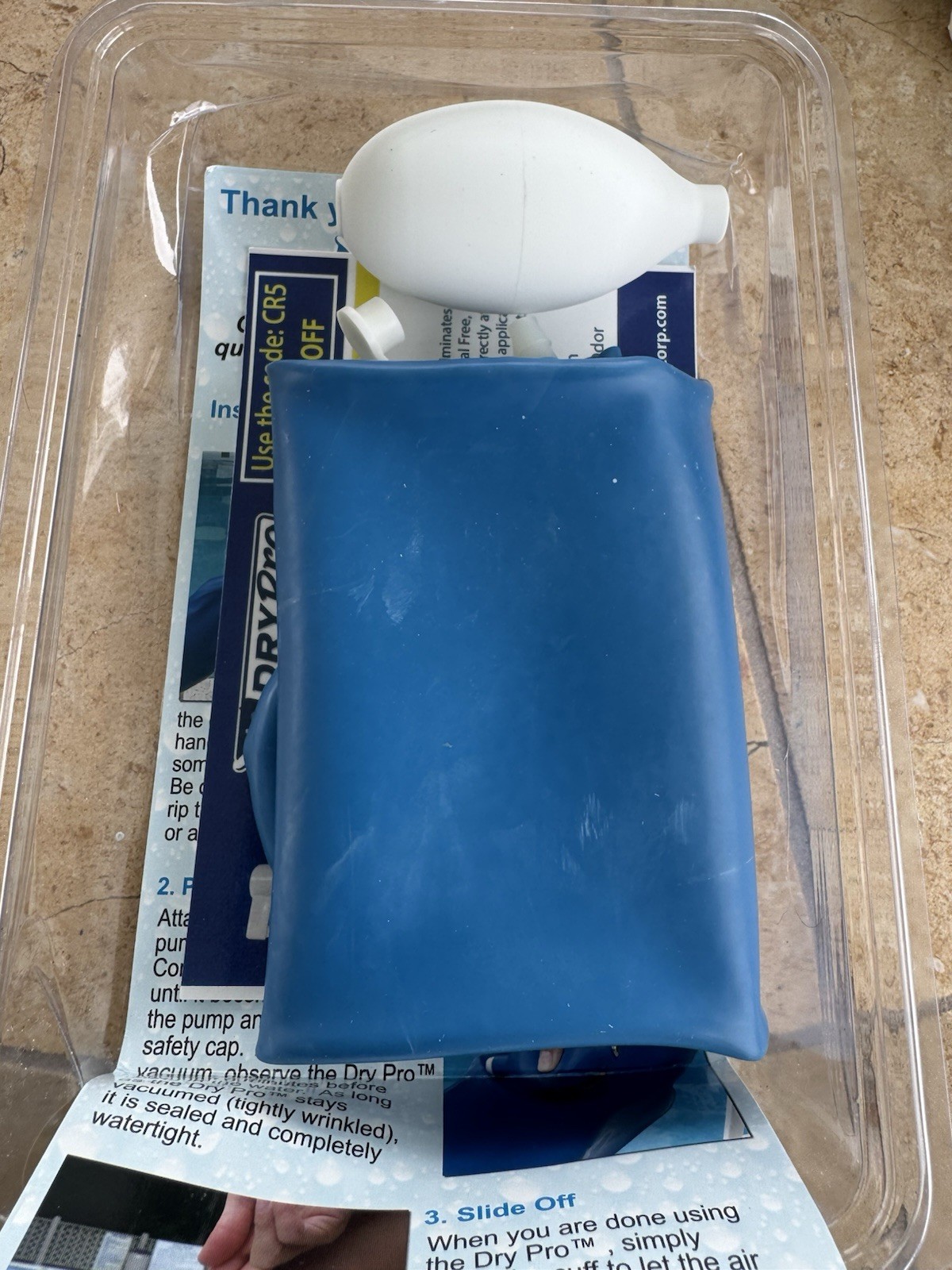 Dry Pro Waterproof Arm Protector Vacuum Seal X-Small Full Arm