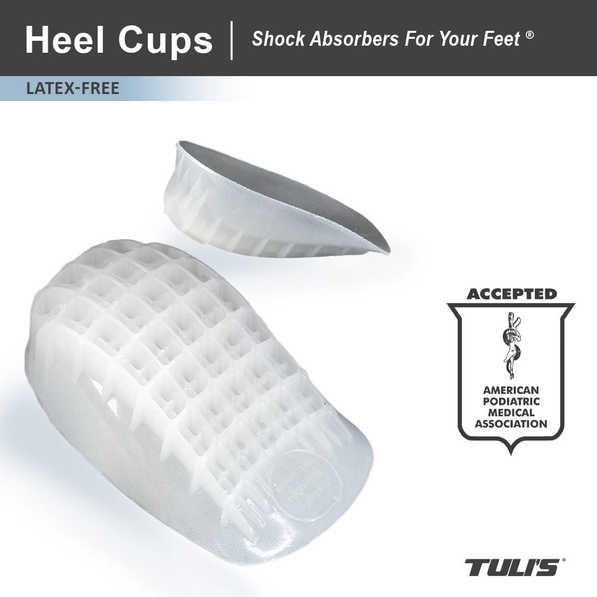 So Soft Heavy Duty Gel Heel Cups, Relief for Plantar Fasciitis, Heel Pain, an…
