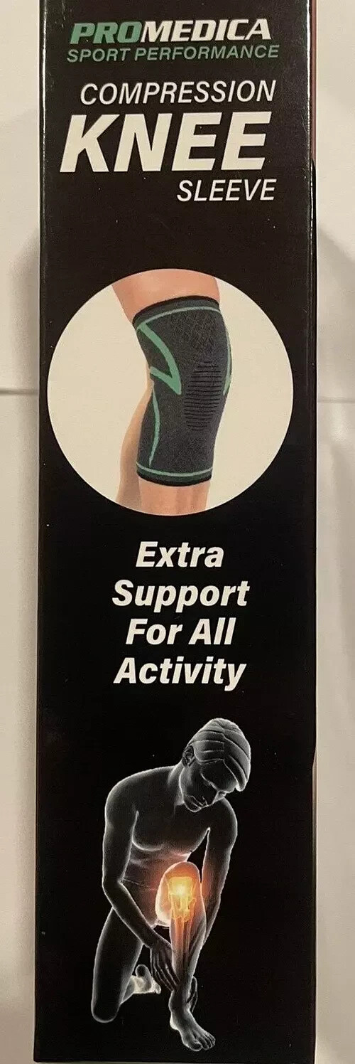 Promedica Sport Performance: 2 Packs Compression Knee Sleeve, L/XL (17.5″-22″)