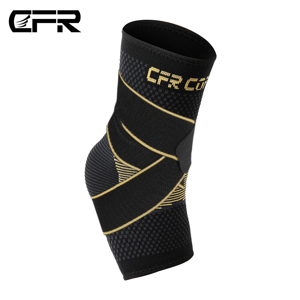 Copper Ankle Brace Support Compression Sleeve Plantar Fasciitis Foot Wrap CFR