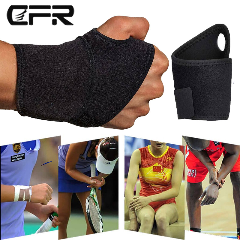 Copper Wrist Support Brace Compression Gloves Carpal Tunnel Hand Arthritis Strap