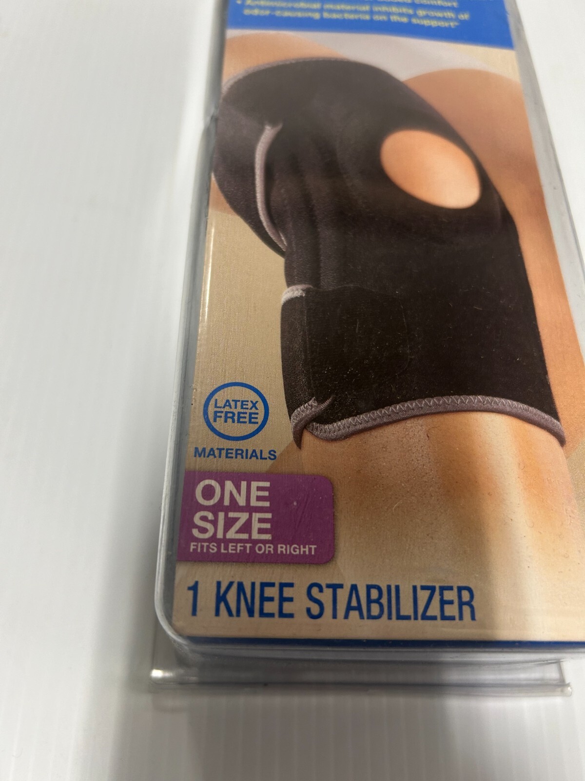 New Sealed Walgreens Knee Stabilizer One Size Fits Left or Right Latex Free