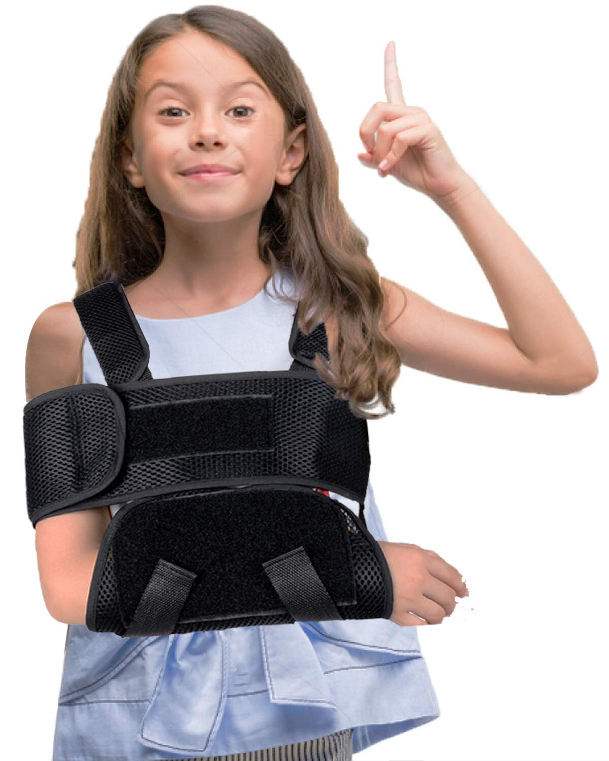 Kids child ARM SLING Shoulder Immobilizer fracture dislocation medical fits L R