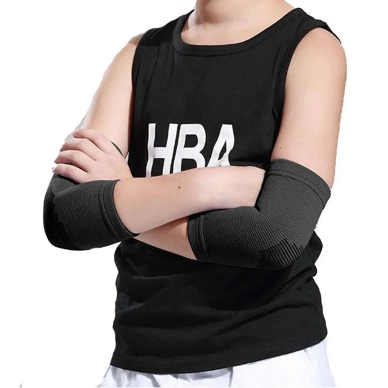 2PCS Kids Toddler Knee Elbow Compression Sleeves Volleyball Tennis Sports Braces