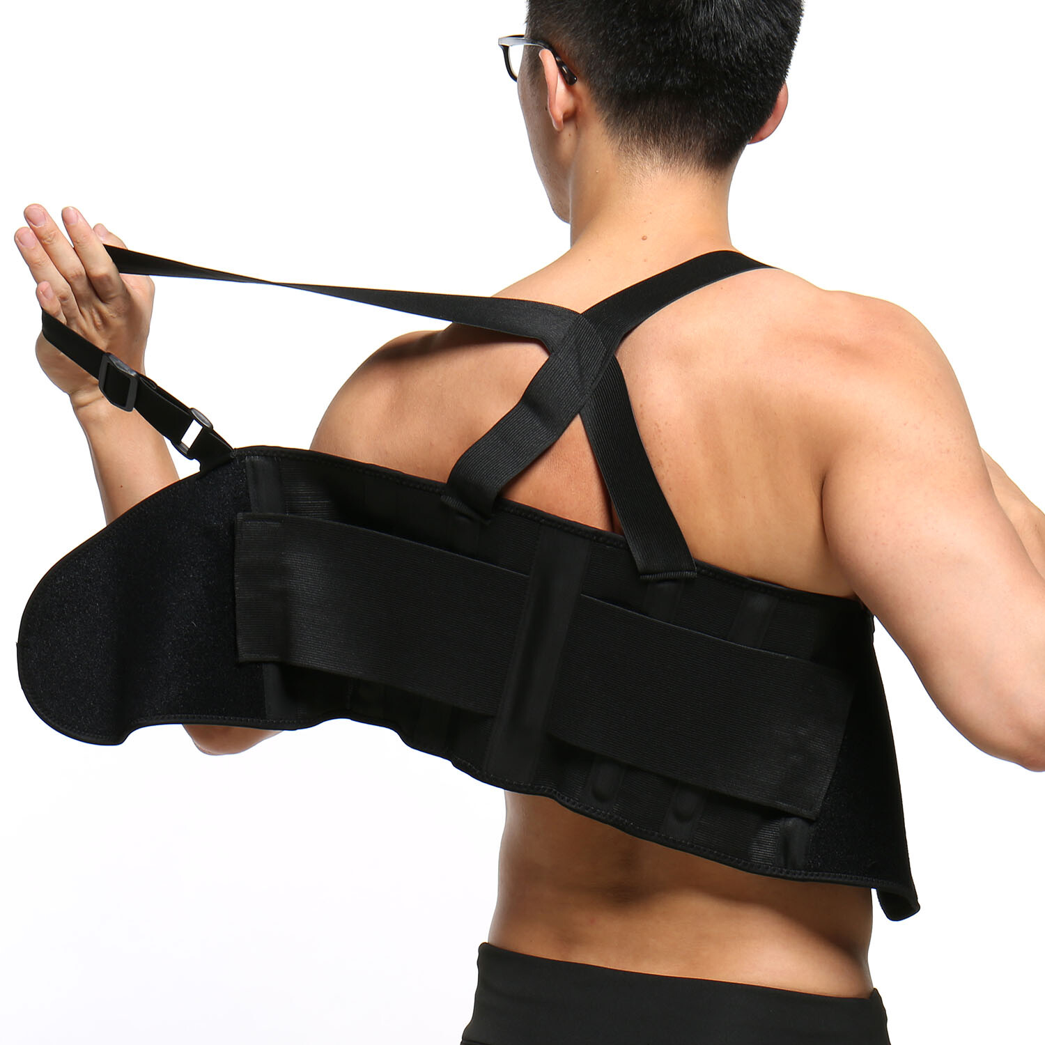 Adjustable Lower Back Brace Lumbar Support Waist Belt For Pain Relief