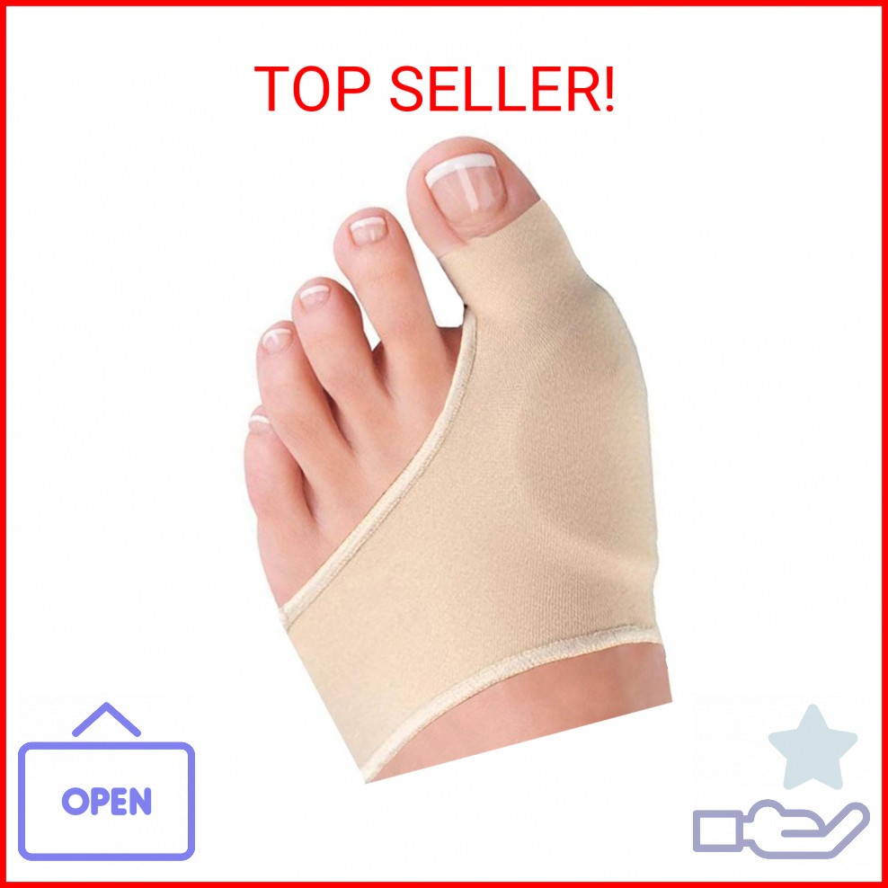 2 Bunion Relief Pads Sleeve – Bunion Splint Orthopedic Bunion Corrector Socks –