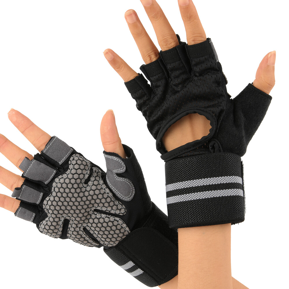 Workout Gloves Weight Lifting Gloves With Wrist Support Gym Fitness Men & Women