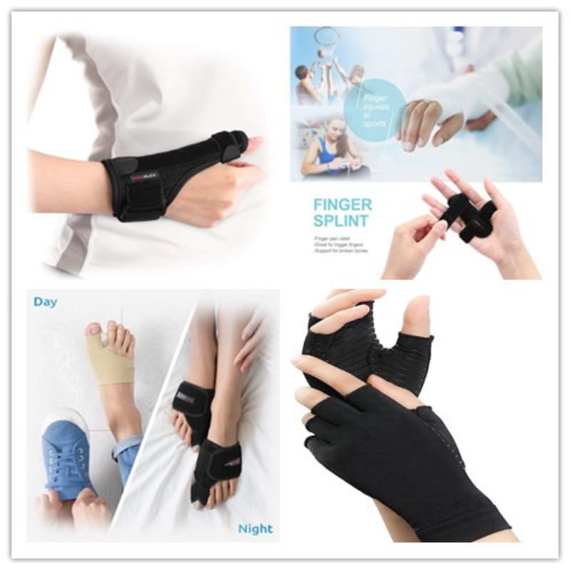 DOEPLEX Multifunction Arch Support Braces Splint Hand Feet Orthotics Pain Relief