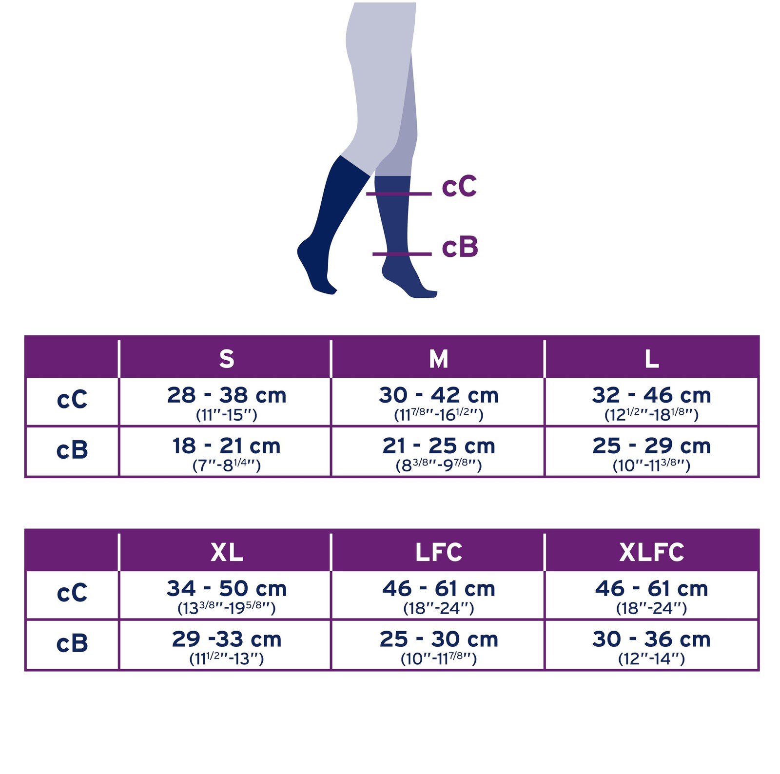 Jobst Activewear 20-30Mmhg Compression Socks Knee High Closed Toe Cool White