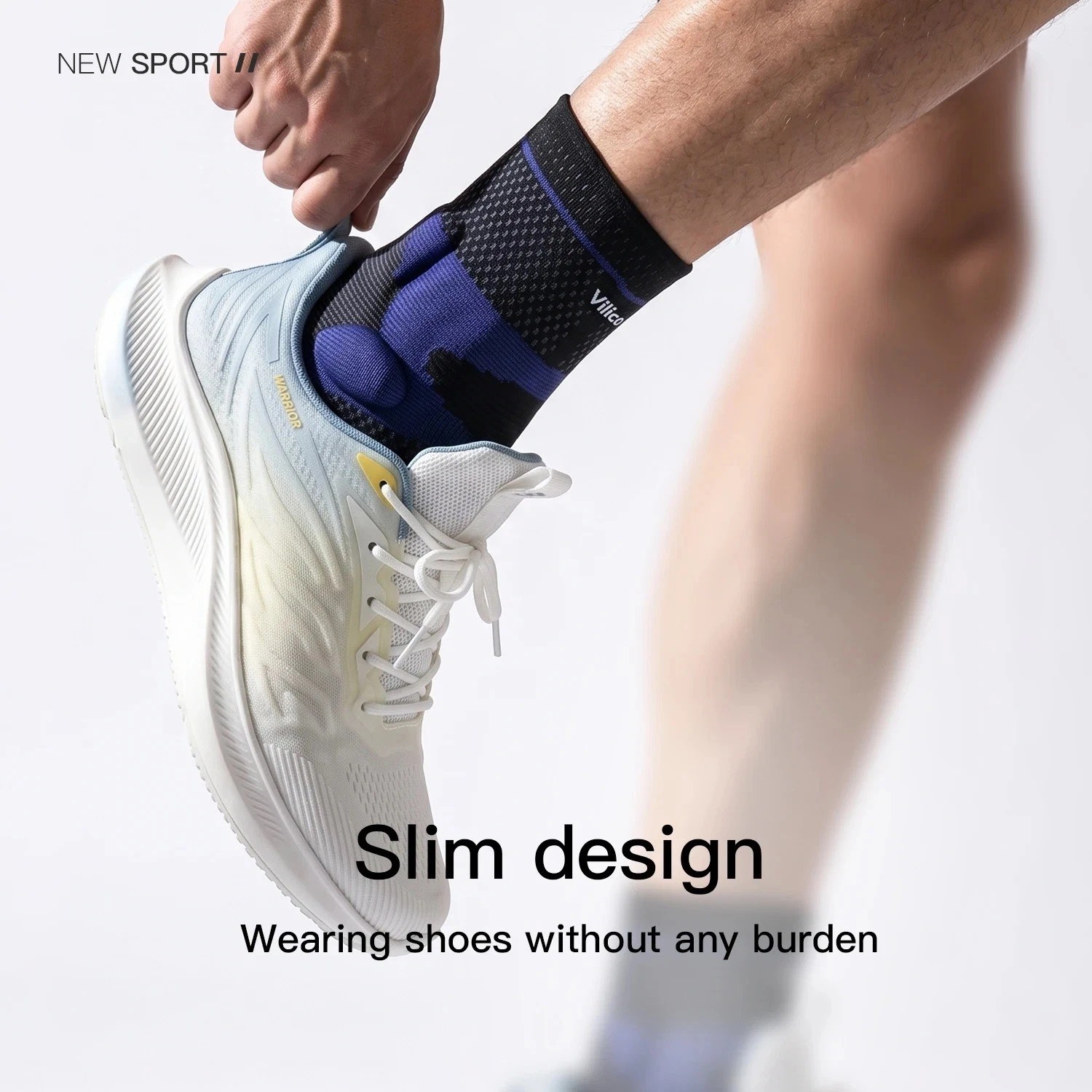 1/2PCS Ankle Brace Socks Compression Sleeve Foot Support for Sprained Ankle Wrap