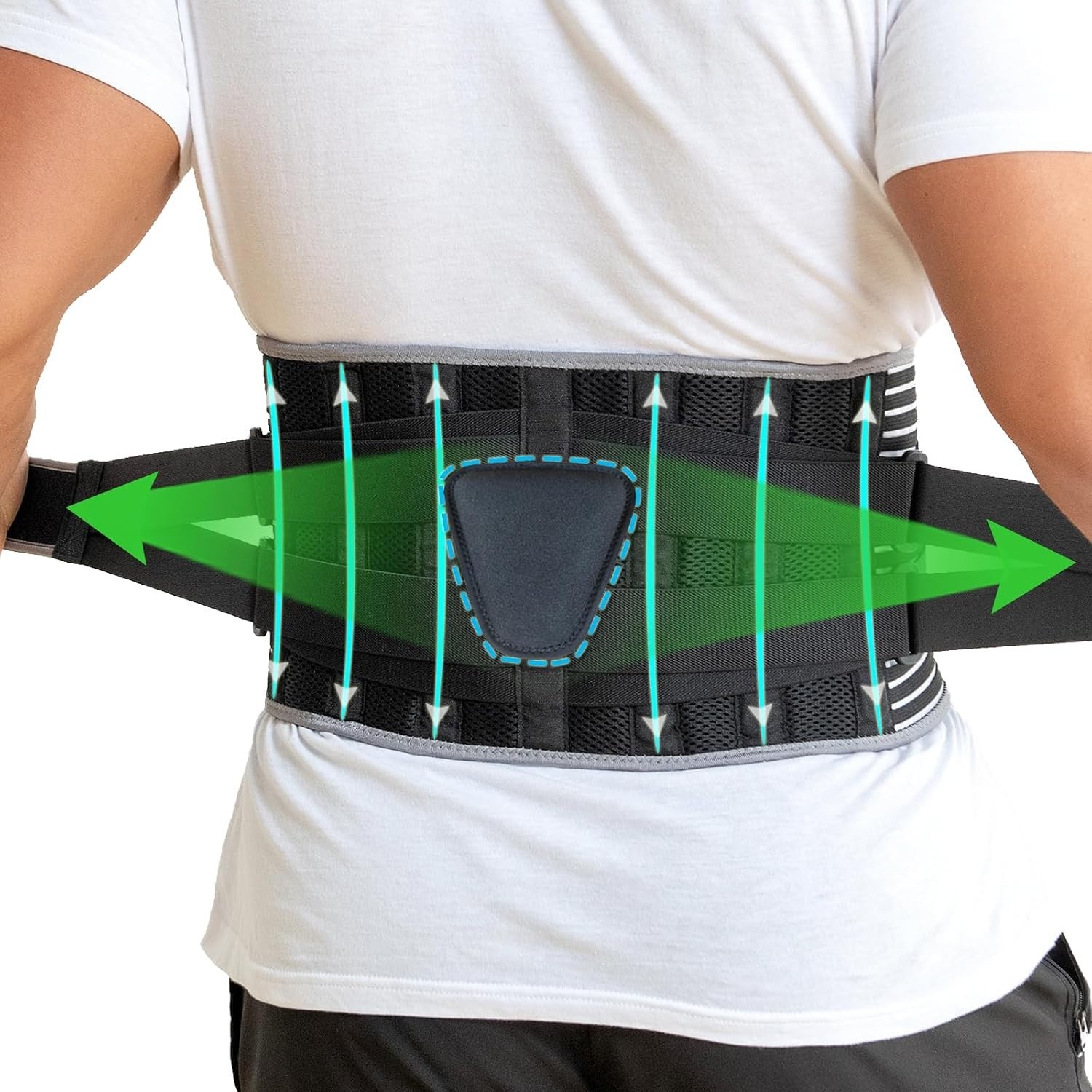 Back Brace for Herniated Disc,Lower Back Pain Relief,Strain,Adjustable Lumbar…