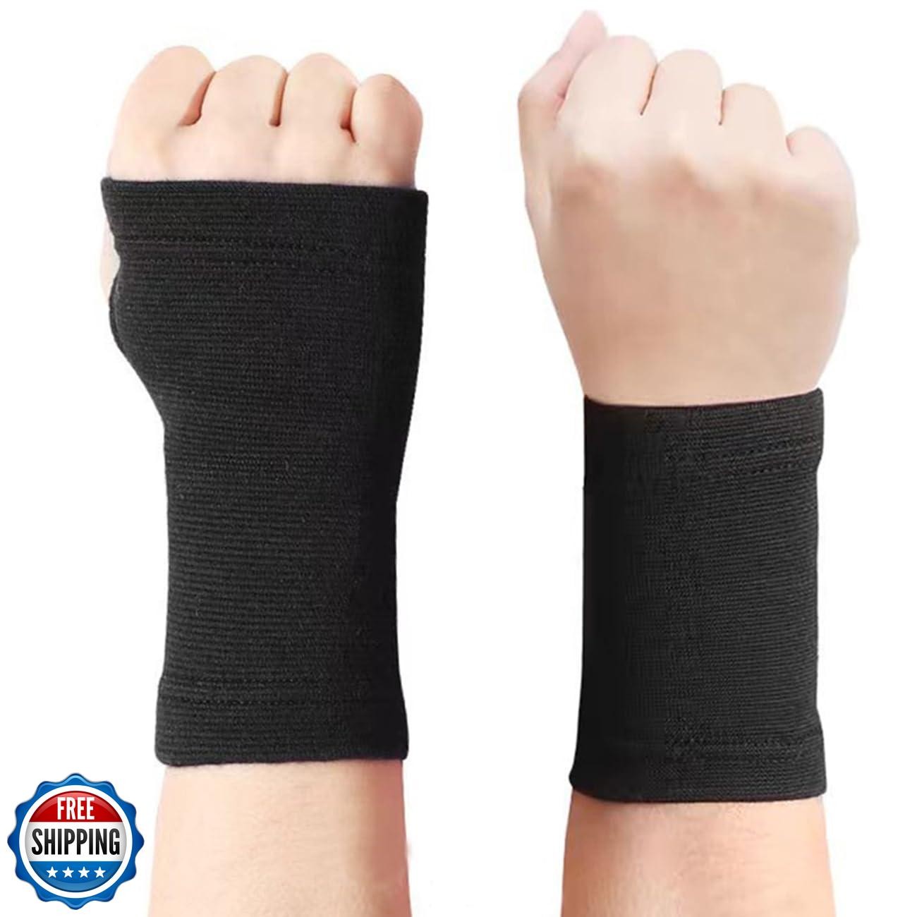 JUSDIQIR Palm Brace Wrist Support Sleeves, Everyday Use Wrist Brace, Compress