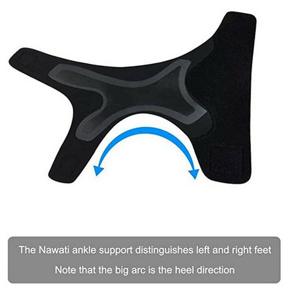 Ankle Brace Support Compression Sleeve Plantar Fasciitis Pain Relief Foot Wrap