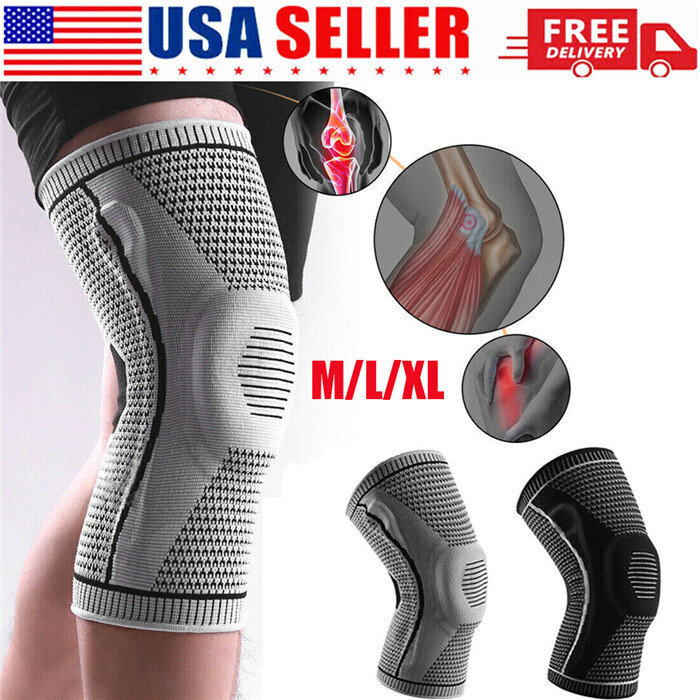 Knee Compression Sleeve Brace Support for Arthritis Pain Relief Sports Running