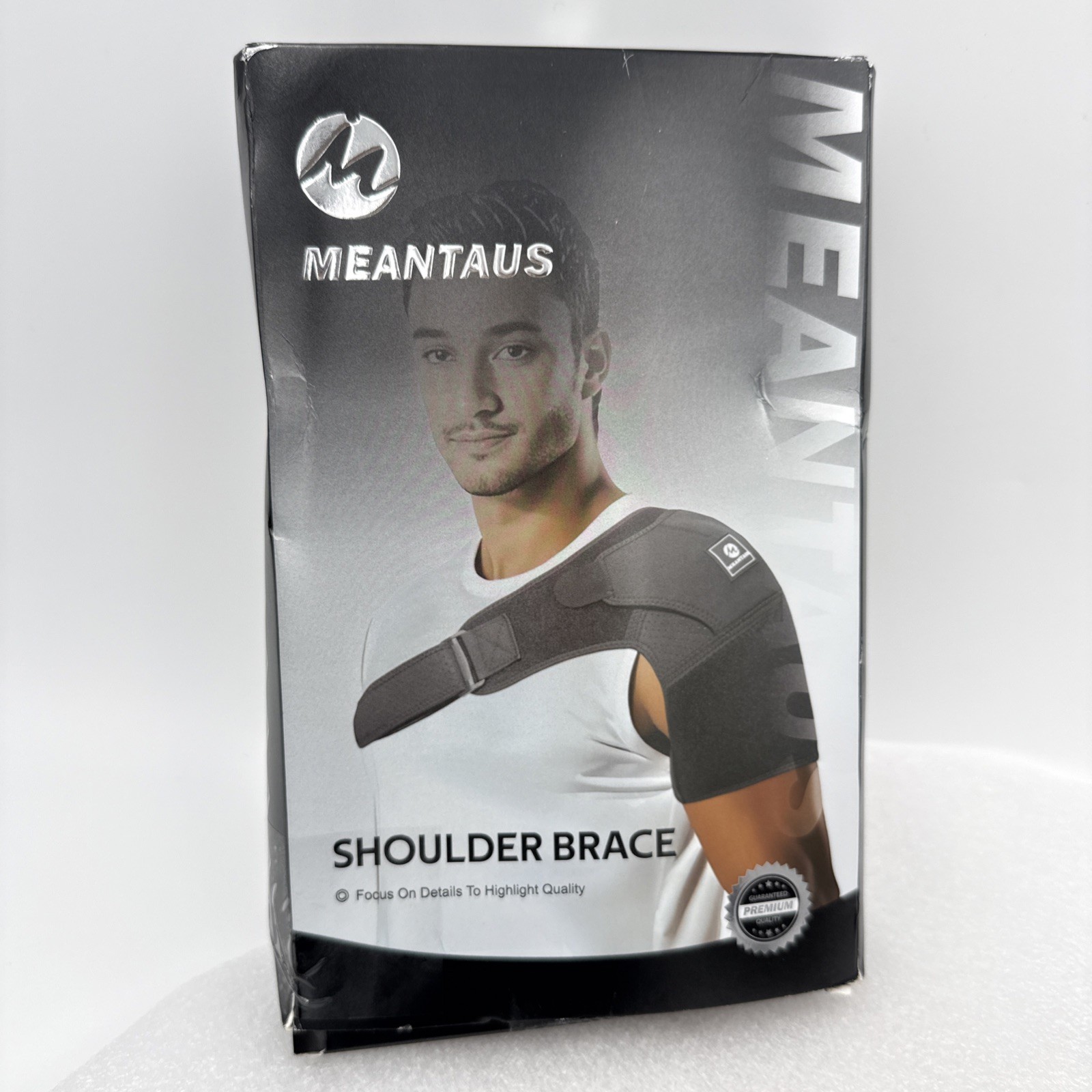 Shoulder Brace for Rotator Cuff Adjustable Hook & Loop Shoulder Support Size L
