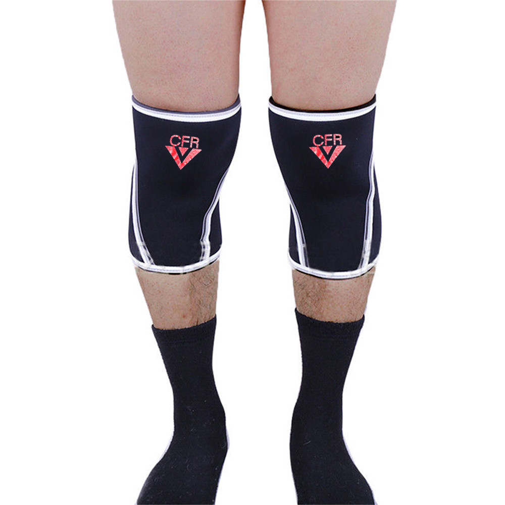 7mm Neoprene Knee Sleeve Support Compression Weightlifting Powerlifting Squats