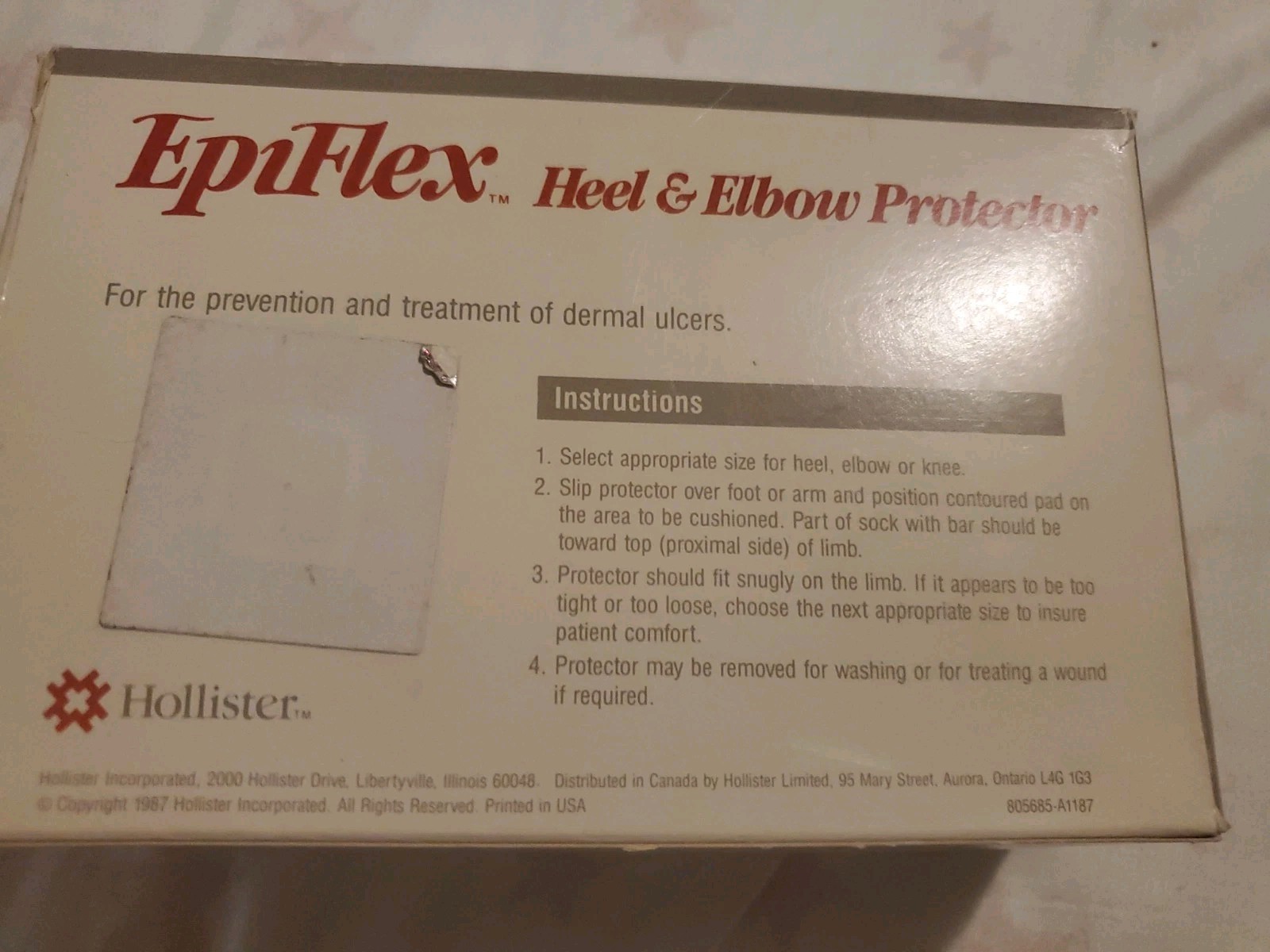 Hollister EpiFlex Heel & Elbow Protector Pads Pair 9942 Small Up To 16″ Yellow