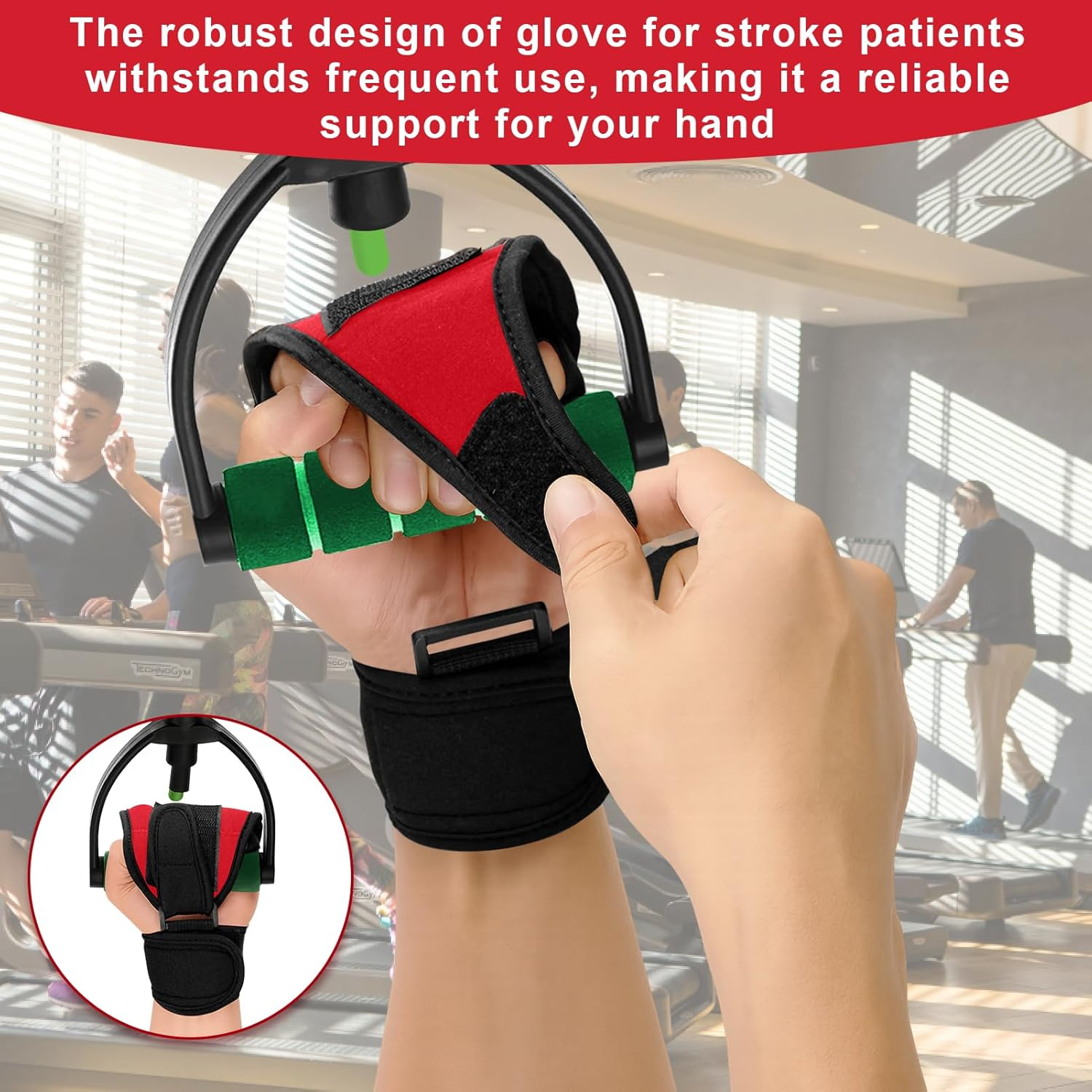 Stroke Finger Splint Brace Ability, Finger Rehabilitation Auxiliary Training Glo