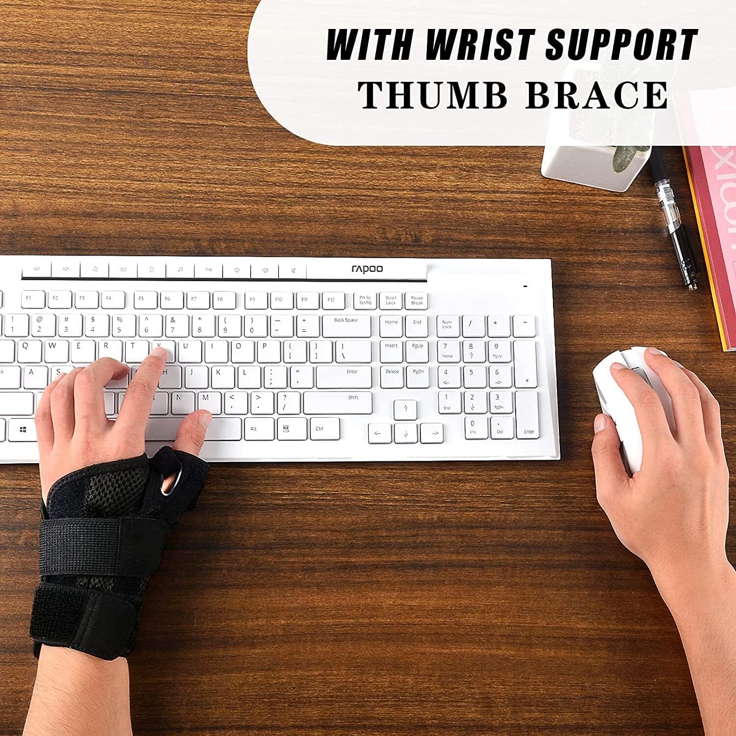 Thumb Wrist Support Brace Splint Carpal Tunnel Sprain Arthritis Left/Right Hand