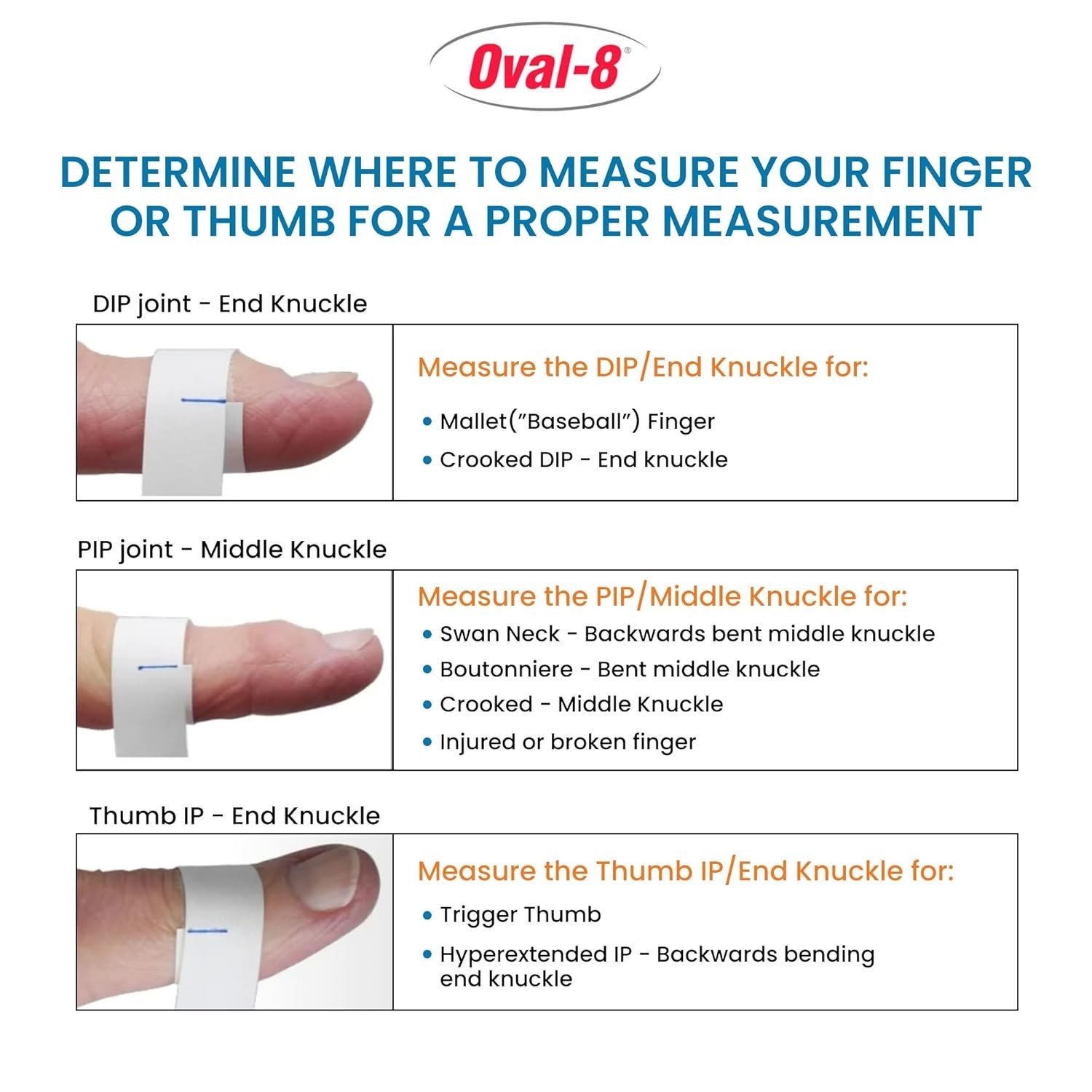 Oval-8 Finger Splint Size 5 – Lightweight Support for Arthritis & Trigger Finger