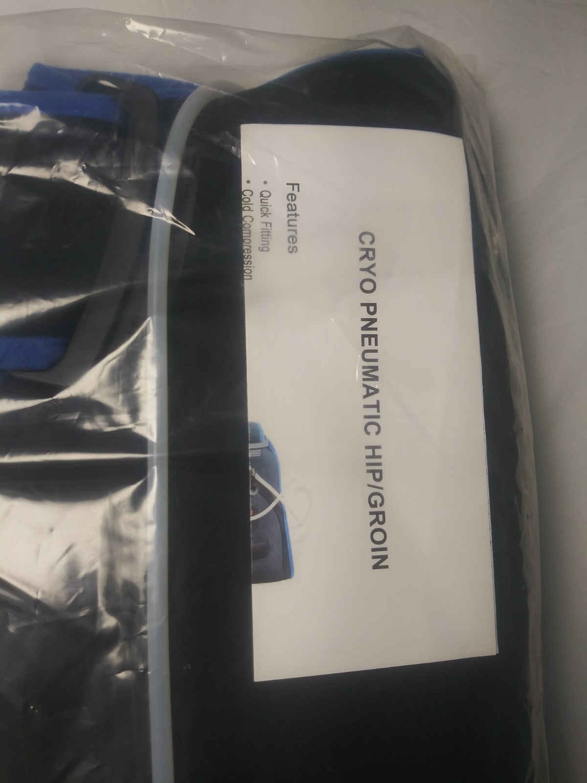 New Cryo Pneumatic Hip/Groin Deluxe With Dual 2 Ice Packs