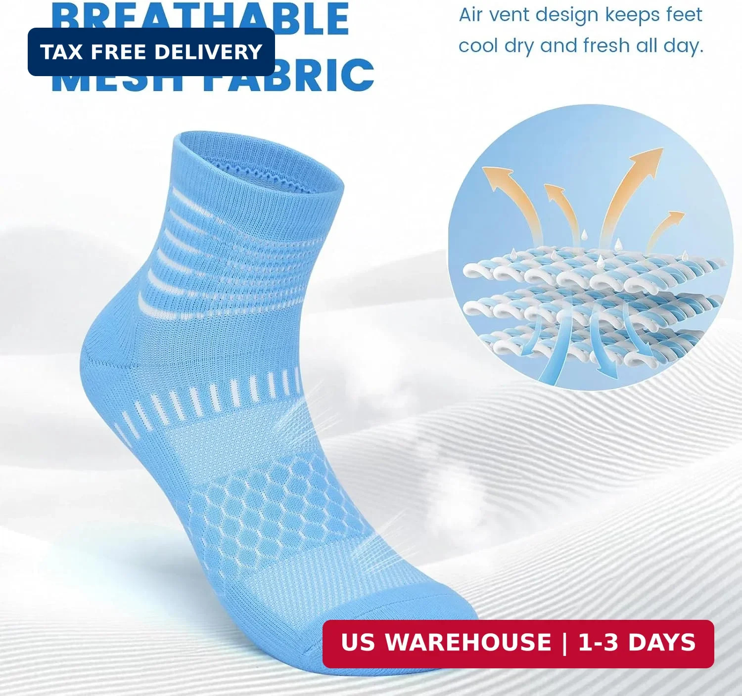 IRAMY Ankle Compression Socks for Women Men Plantar Fasciitis Relief 3/5 Pairs C