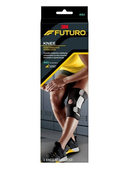 3M Futuro Knee Performance Stabilizer Brace Adjustable Moderate Support 13-17.5”
