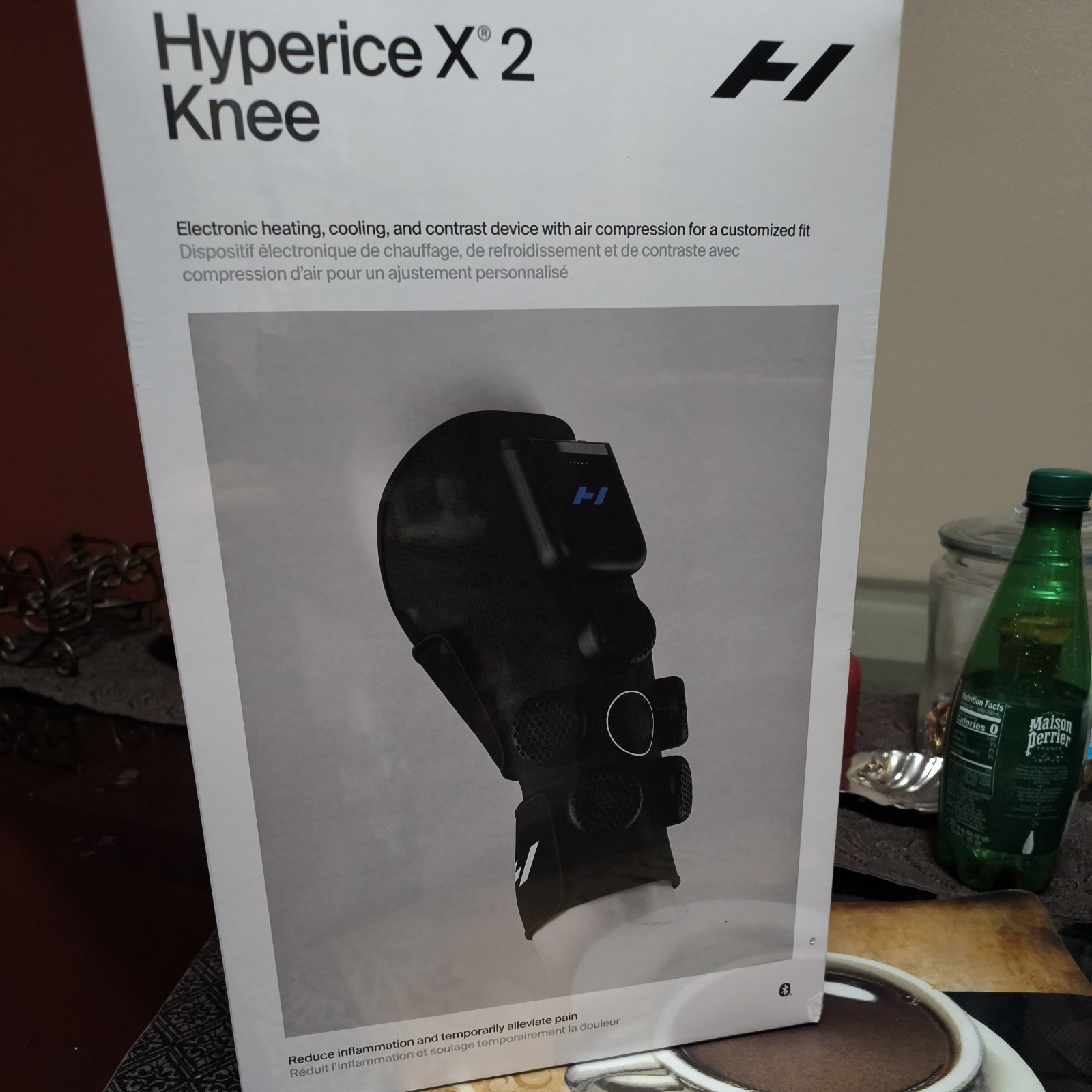 Hyperice X 2 Knee Device Heat Cold Contrast Therapy