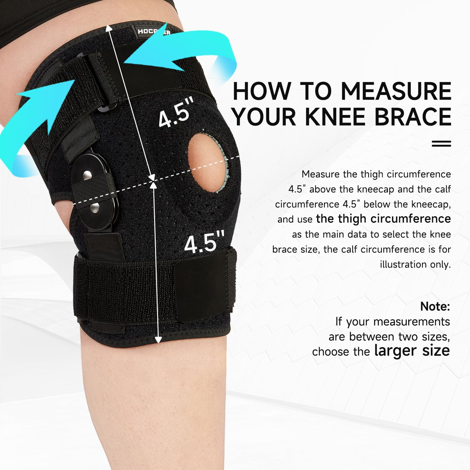 Plus Size Knee Brace Xl-8Xl,Stable Support of the Decompression Knee, Effective