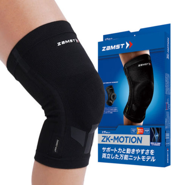 Zamst Knee Protector ZK-Motion Knit Sports Supporter Basketball Volleyball