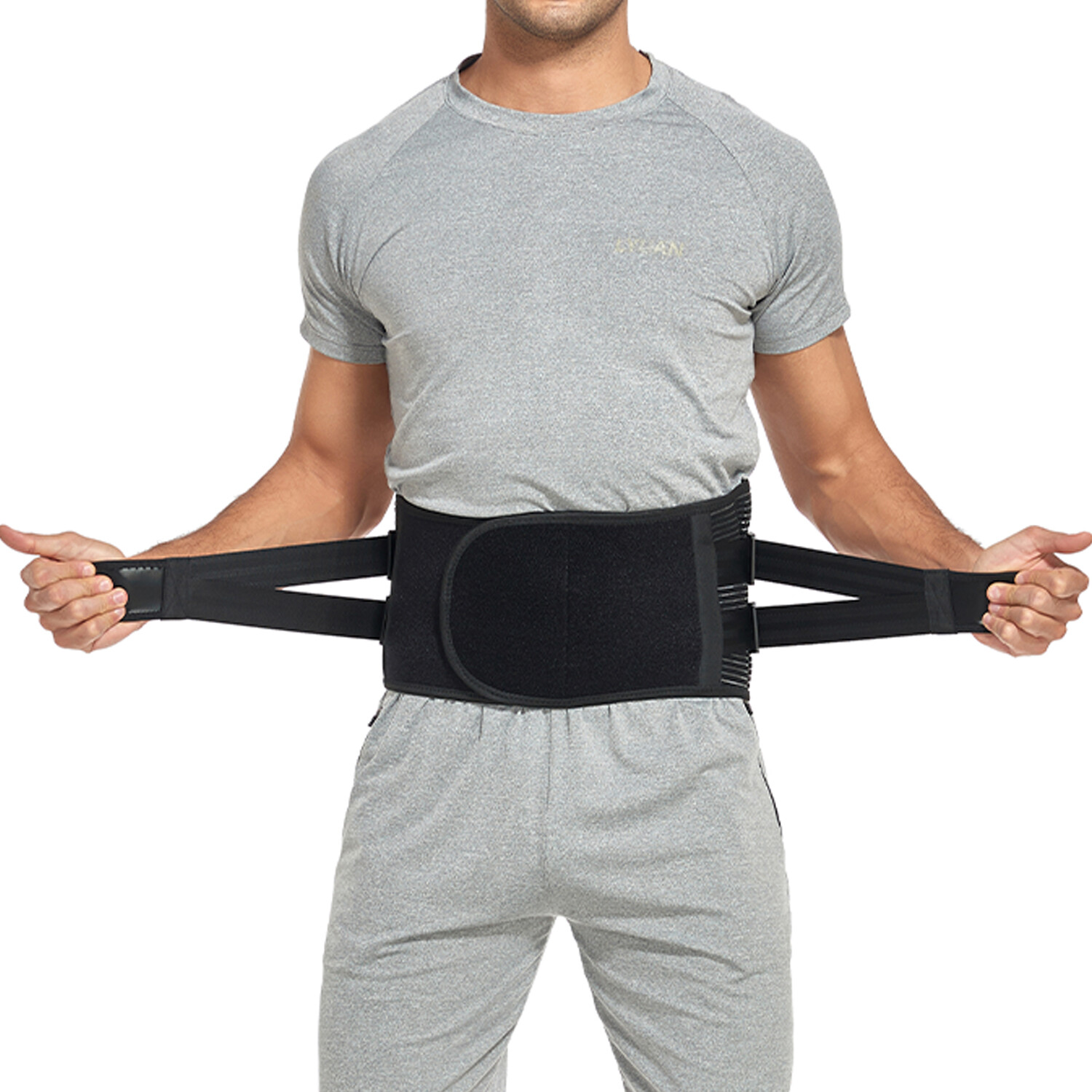Men Women Back Brace for Lower Back Pain Relief Lumbar Support Belt Sciatica US