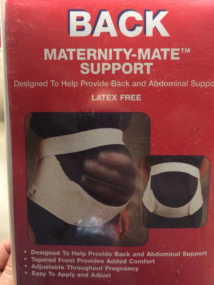 Physicians Choice Maternity Mate Support #5000-2574 White Size Large