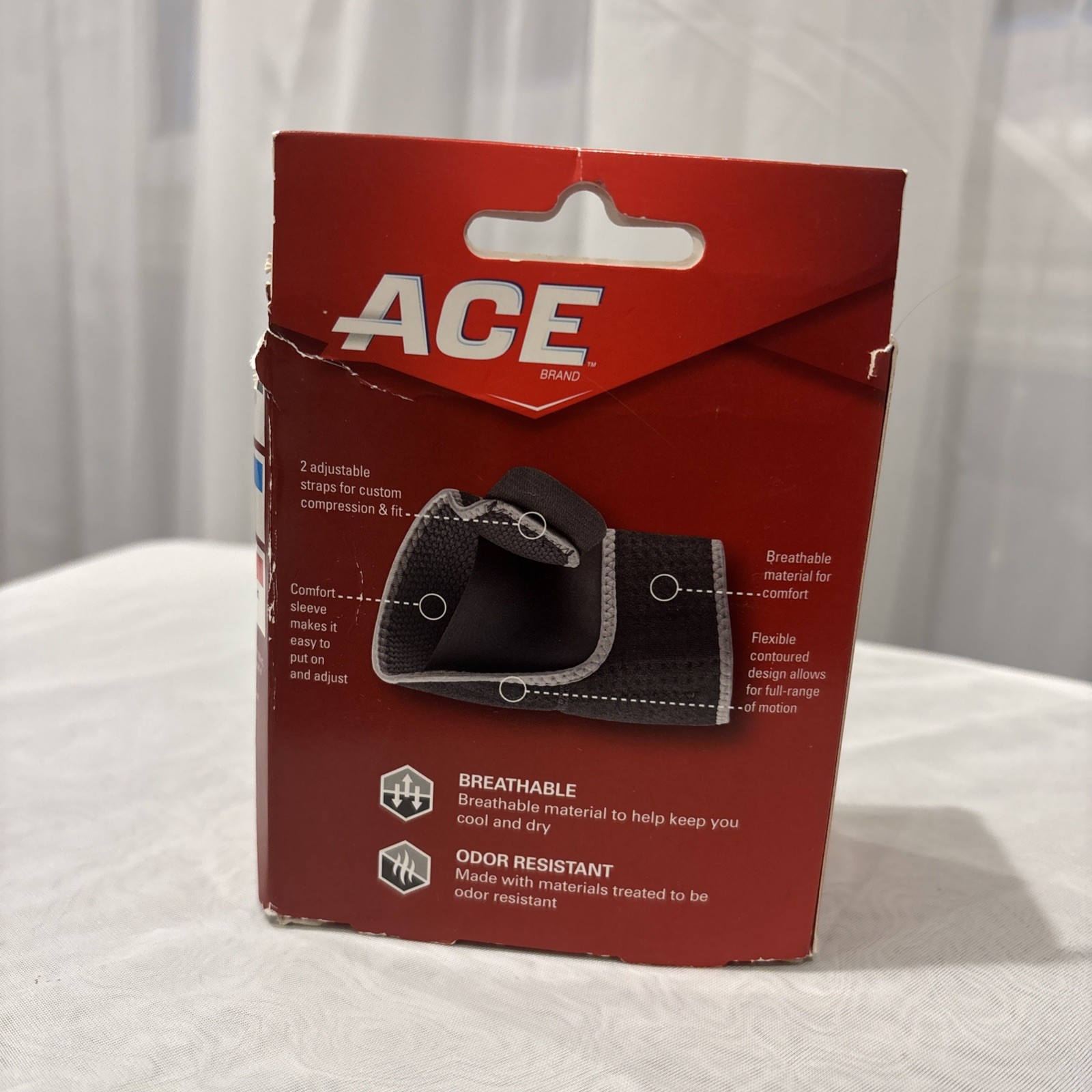 3M Ace 207249 Elbow Support, Adjustable Compression, Moderate Support