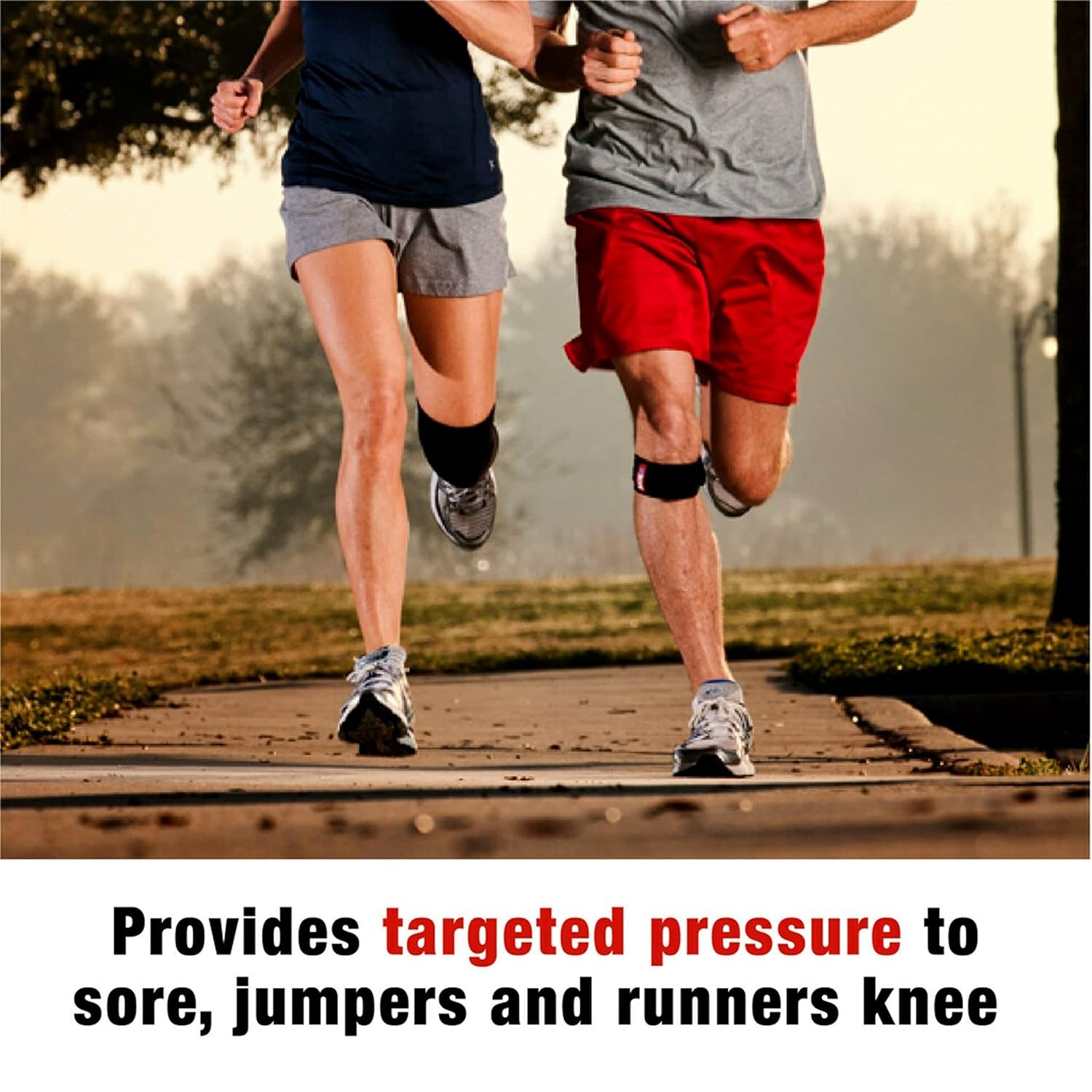 ACE Brand Knee Strap, Adjustable, Black, 1/Pack 207359