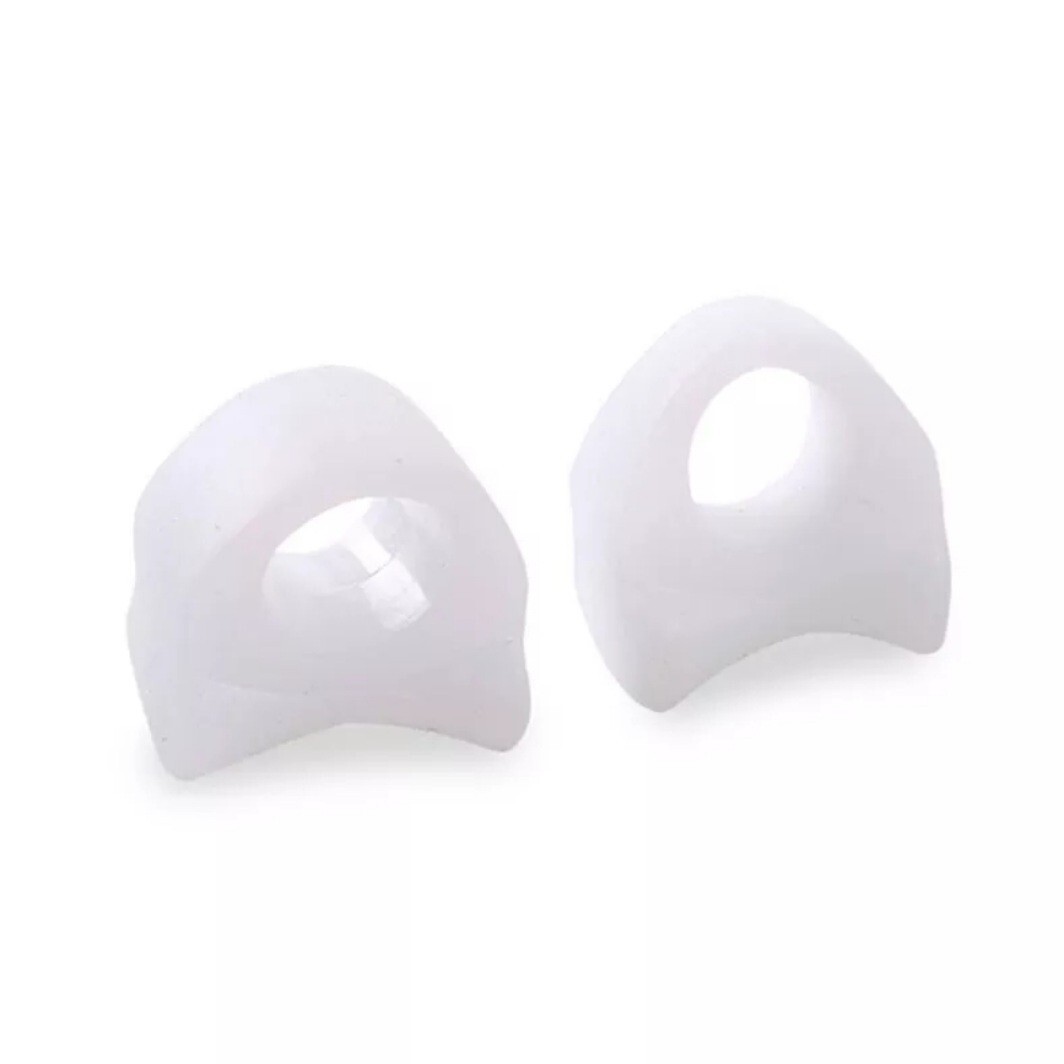 1 Pair Silicone Stay Put Straightener Separator Gel Toe Bunion Corrector Cushion