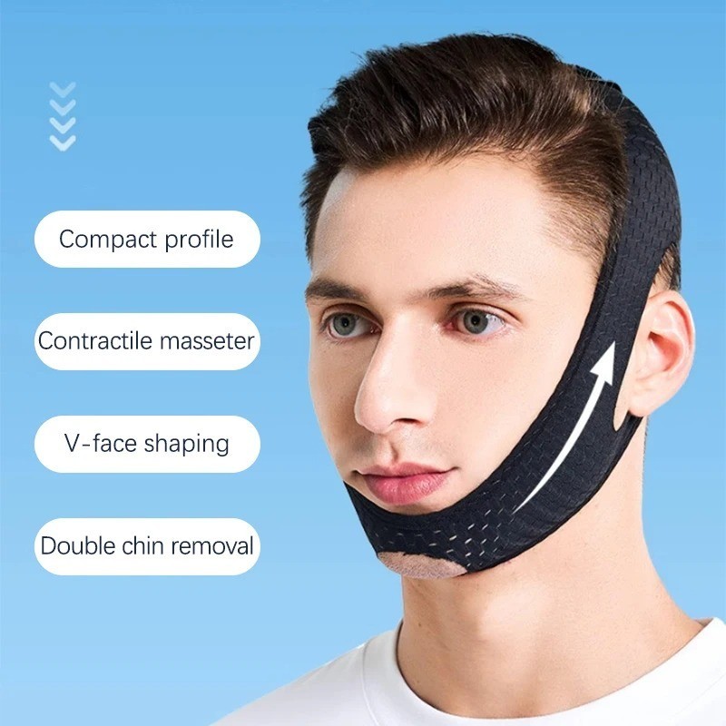 Adjustable Face Support Strap Chin Lift Band Comfortable Facial Support Wrap