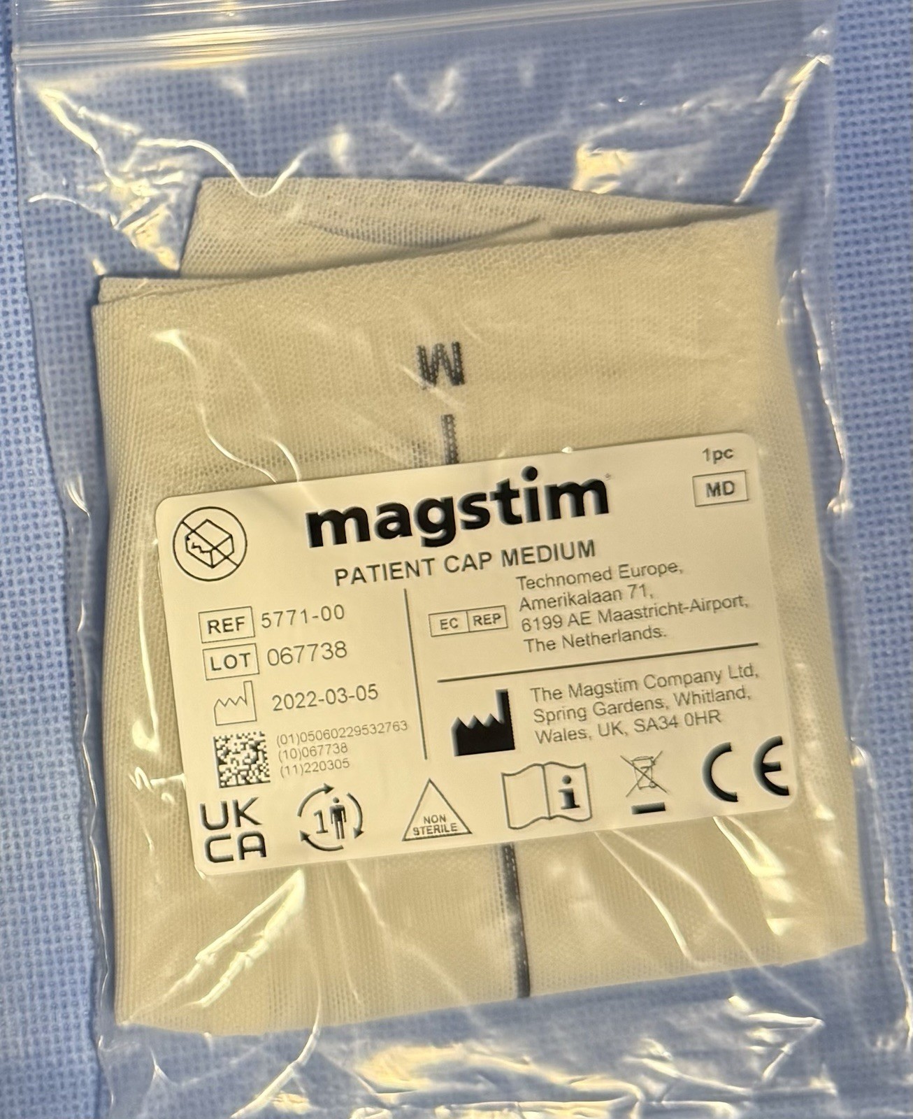 Magstim Patient Cap Medium 5771-00 Pack Of 10