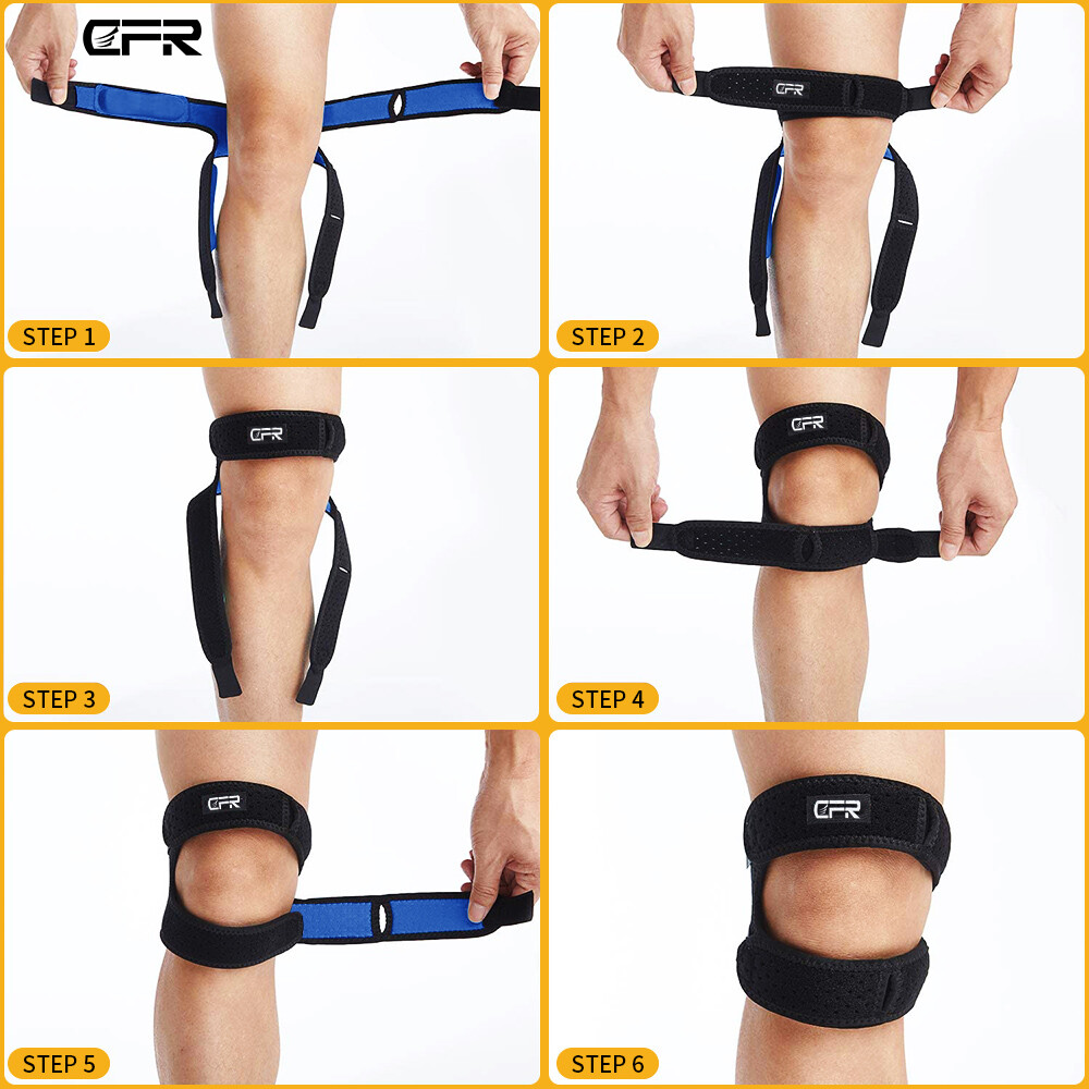 Knee Support Double Strap Pain Relief Stabilizer Patella Tendon Arthritis Brace