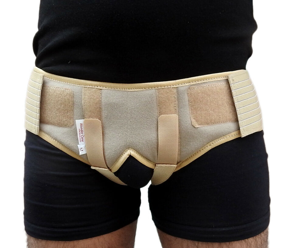 Hernia Belt Brace Double Compression Truss Pads Inguinal Support Belt for Men
