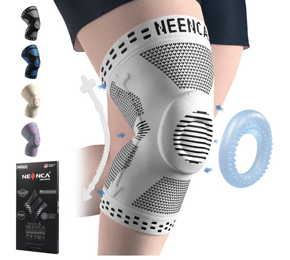 Plus Size Knee Brace for Knee Pain, Knee Support with Side Stabilizers & Pate…