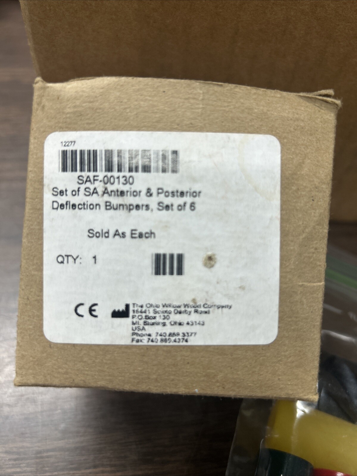 SAF-00130 Set Of SA Anterior & Posterior Deflection Bumpers Willow Wood Company