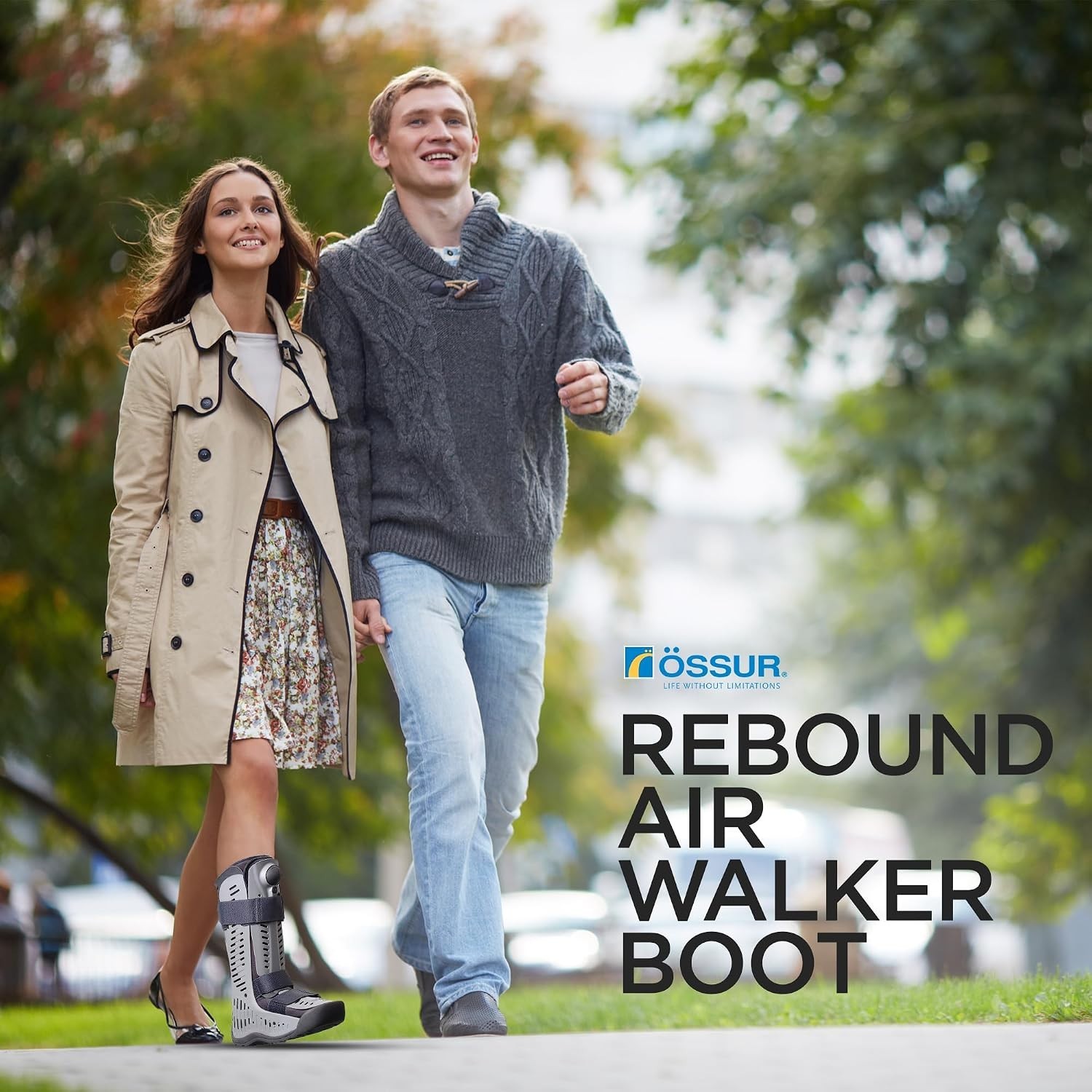 Rebound Air Walker Boot – Comfortable High Top Healing Support for Injuries -…