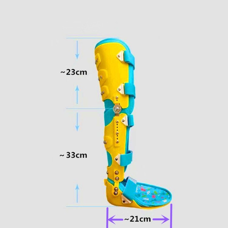 Kid Knee Ankle Foot Orthosis Support Lower Limbs Brace Adjustable KAFO Universal
