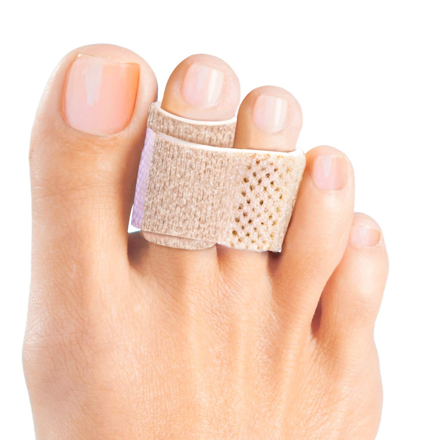 Welnove 6Pcs Hammer Toe Straightener, 6 Count (Pack of 1), Beige