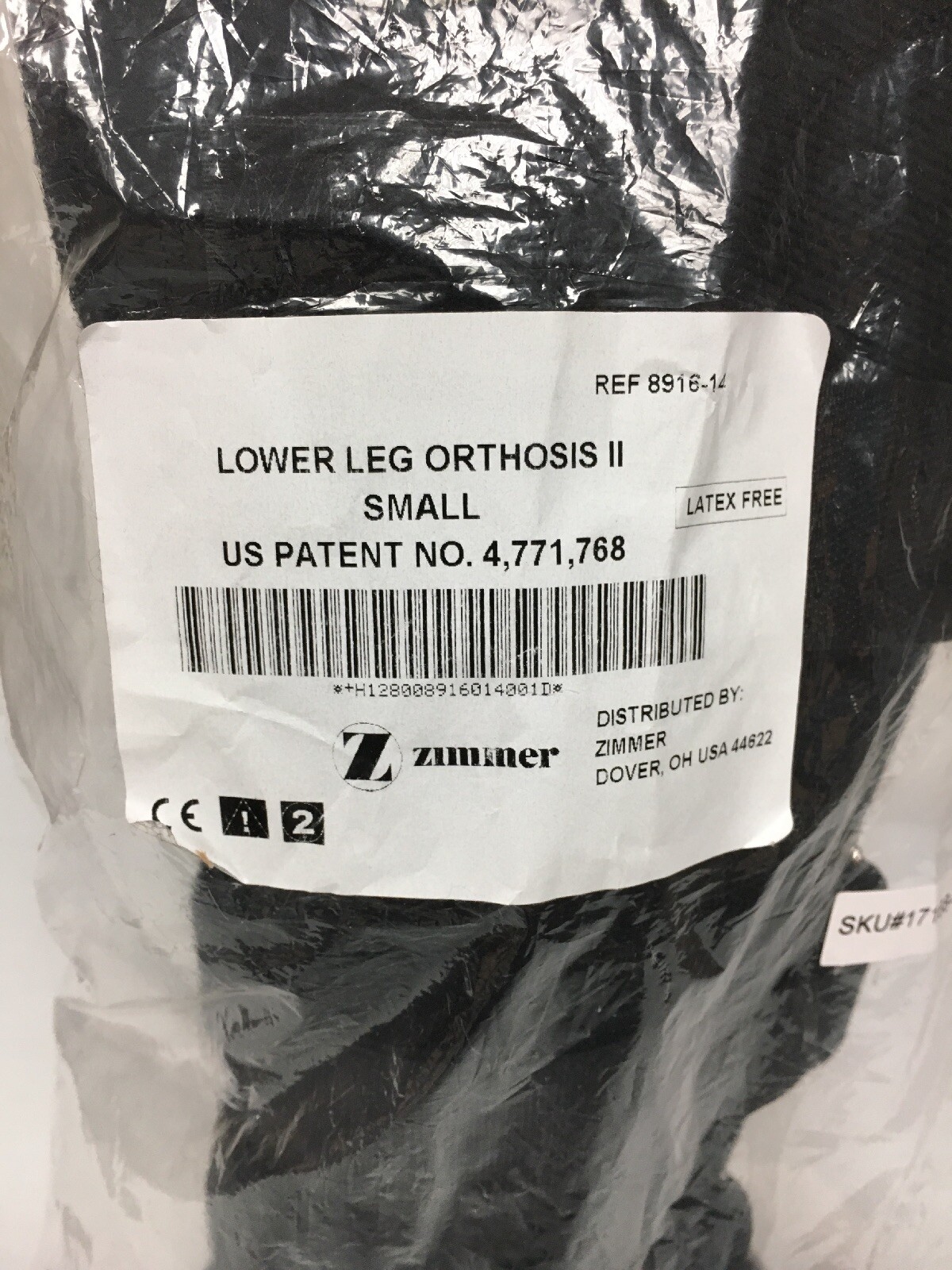 Zimmer Adjustable Orthosis SMALL Support Lower Leg Limb Brace Rehabilitation